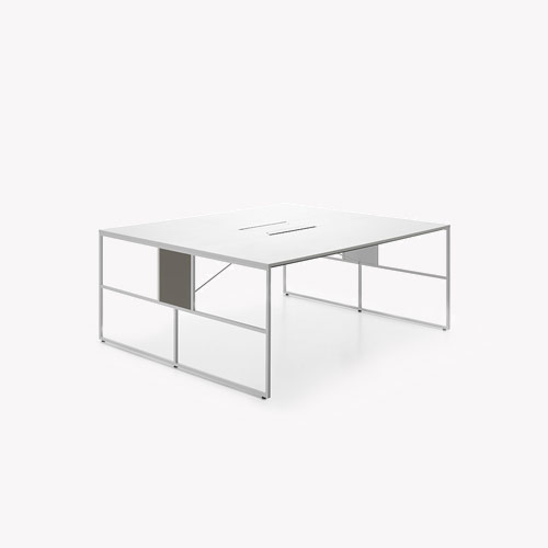 [FURN_7800] Desk Combination White